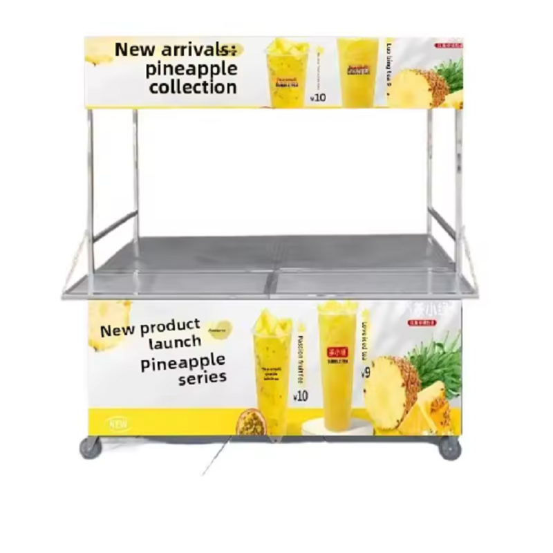 STAINLESS STEEL FOLDABLE MOBILE CART